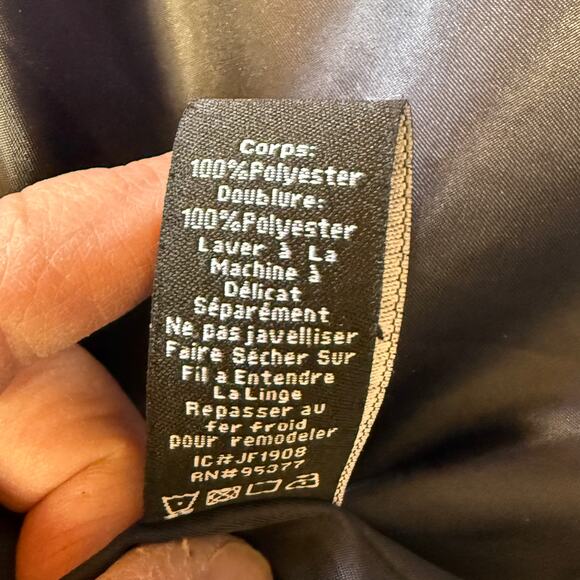 Sanctuary Red & Blue Plaid Teddy Single Button Fully Lined Cropped Jacket Size S - Picture 10 of 12